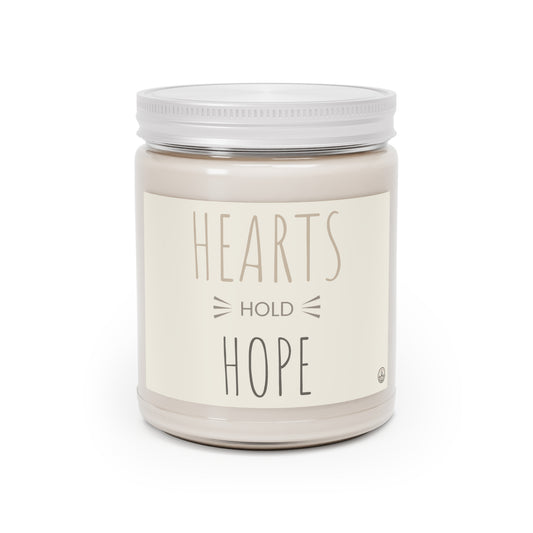 Scented Candles - HEARTS HOLD HOPE, 9oz