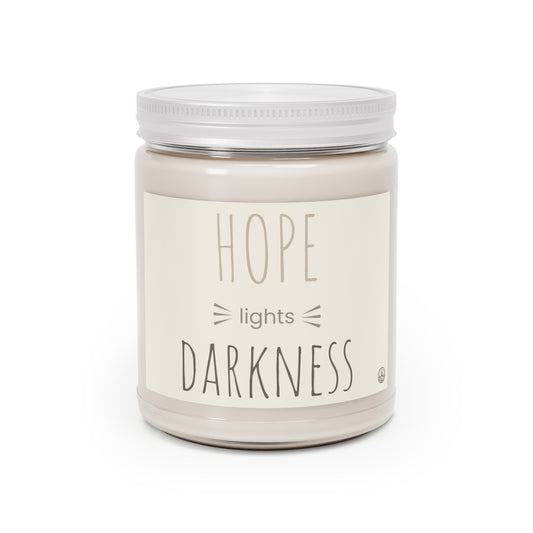 Scented Candles - HOPE LIGHTS DARKNESS, 9oz