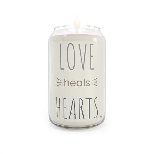 Scented Candle - LOVE HEALS HEARTS, 13.75oz